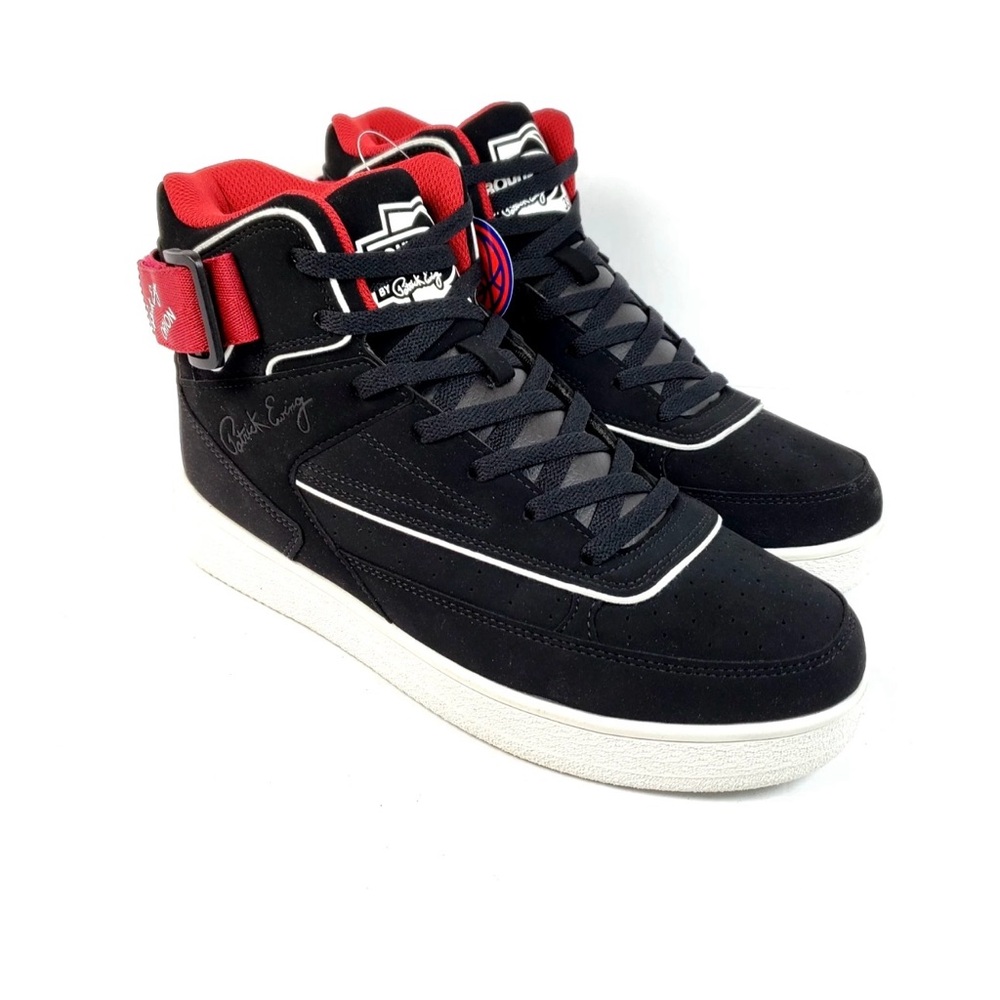 Black and Red High-Top Sneakers - Unknown Brand